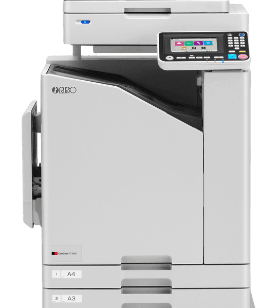 RISO FT2430 Red & Black High-Speed Inkjet Printer