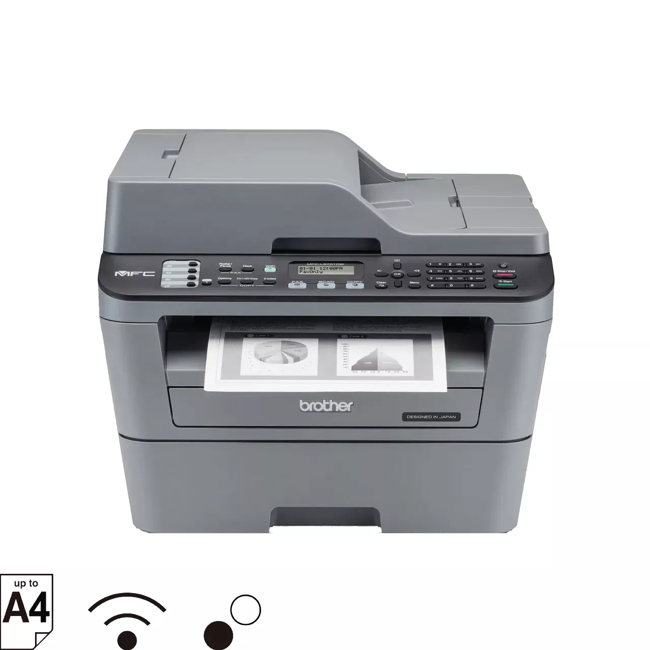Brother MFC-L2701DW Monochrome Laser Printer