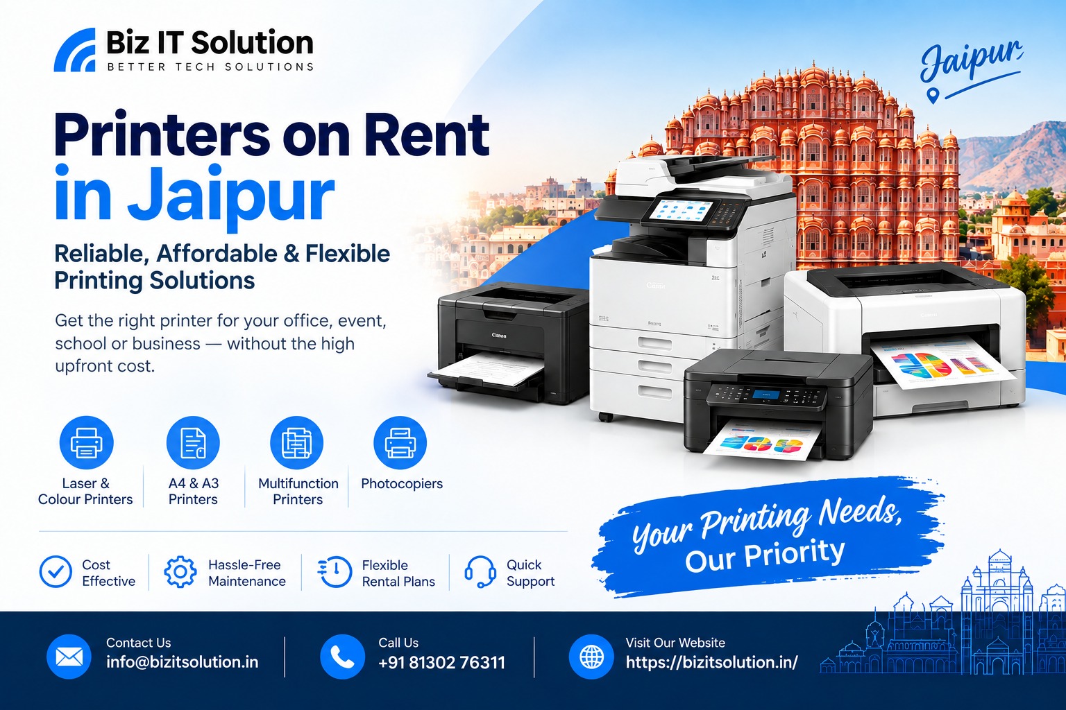Printers on Rent in Jaipur